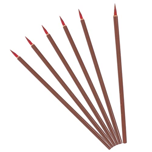HOODANCOS 6 Stück Teiliges Chinesische Kalligraphie Pinsel für Anfänger Hochwertige Malutensilien mit Flexibler Spitze für Aquarell Zeichnen und Schreiben HOODANCOS 6 Stück Teiliges Chinesische Kalligraphie Pinsel für Anfänger Hochwertige Malutensilien mit Flexibler Spitze für Aquarell Zeichnen und Schreiben von HOODANCOS