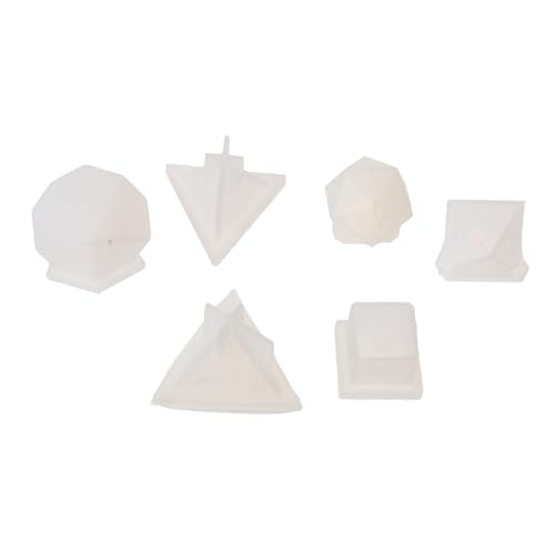 HOODANCOS 6 Stück Teiliges Silikonwürfelform für DIY Kristallwürfel Polyedrische Spielwürfel Gießformen für Kreative Bastelprojekte und Heimdekoration HOODANCOS 6 Stück Teiliges Silikonwürfelform für DIY Kristallwürfel Polyedrische Spielwürfel Gießformen für Kreative Bastelprojekte und Heimdekoration von HOODANCOS