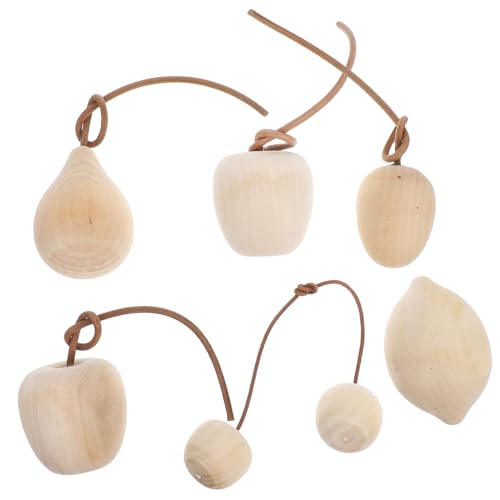 HOODANCOS 6 Stück Teiliges Unbemalter Holzfrüchte für Diy Dekoration Bastelmaterialien für Wohnraumgestaltung Geburtstagsdeko und Projekte HOODANCOS 6 Stück Teiliges Unbemalter Holzfrüchte für Diy Dekoration Bastelmaterialien für Wohnraumgestaltung Geburtstagsdeko und Projekte von HOODANCOS