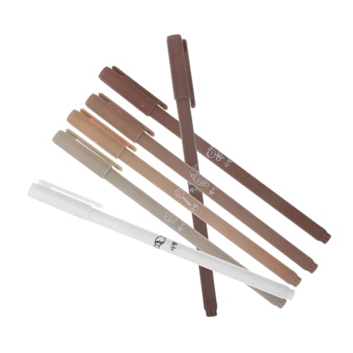 HOODANCOS 6 Stück schreibender Gelstift Paket Farbe bunt Kugelschreiber glatt modern Schüttgut Kind sechs Stifte süß Stifte für Notizen Signaturstifte Zeichenstifte süßer Stift Plastik HOODANCOS 6 Stück schreibender Gelstift Paket Farbe bunt Kugelschreiber glatt modern Schüttgut Kind sechs Stifte süß Stifte für Notizen Signaturstifte Zeichenstifte süßer Stift Plastik von HOODANCOS