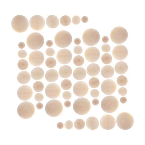 HOODANCOS 60 Stück Halbe Holzperlen Unvollendete Holz Bastelperlen für Diy Projekte Natürliche Farben Vielseitige Bastelzubehör für Ideen HOODANCOS 60 Stück Halbe Holzperlen Unvollendete Holz Bastelperlen für Diy Projekte Natürliche Farben Vielseitige Bastelzubehör für Ideen von HOODANCOS