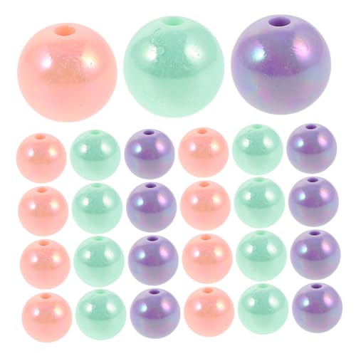 HOODANCOS 60 Stück Halskette runde Perlen Zubehör Dekoration lose Reiz Mädchen Perlen für Halskette Schmuck Abstandsperlen Spacer zur Halskettenherstellung Acryl HOODANCOS 60 Stück Halskette runde Perlen Zubehör Dekoration lose Reiz Mädchen Perlen für Halskette Schmuck Abstandsperlen Spacer zur Halskettenherstellung Acryl von HOODANCOS