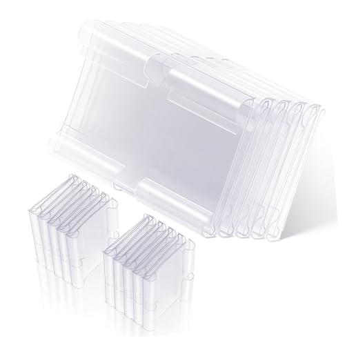 HOODANCOS 60 Stück PVC Preisschildhalter Transparent Kunststoff Etikettenhalter Wiederverwendbar Stabil Praktisch für Supermarkt Regal Ladengeschäft Preisaufsteller HOODANCOS 60 Stück PVC Preisschildhalter Transparent Kunststoff Etikettenhalter Wiederverwendbar Stabil Praktisch für Supermarkt Regal Ladengeschäft Preisaufsteller von HOODANCOS