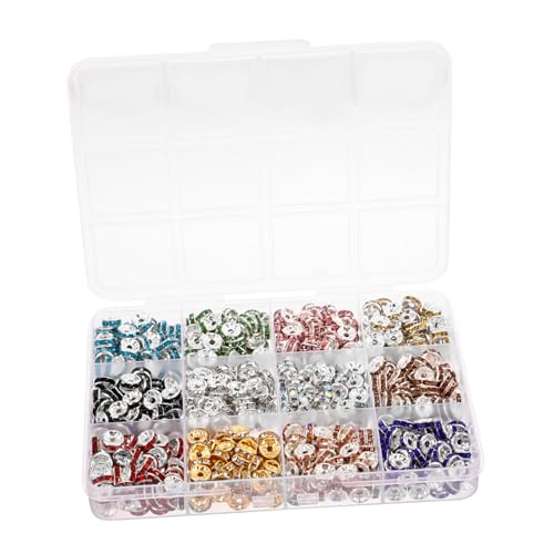HOODANCOS 600 Stück Diy Girlande Abstandsperle Armband-anhänger Schmuck Perlen Machen Quetschperlen Wohnung Armband Perlen Masse Erwachsene Abstandsperlen Masse Handwerk Reiz Schüttgut Eisen HOODANCOS 600 Stück Diy Girlande Abstandsperle Armband-anhänger Schmuck Perlen Machen Quetschperlen Wohnung Armband Perlen Masse Erwachsene Abstandsperlen Masse Handwerk Reiz Schüttgut Eisen von HOODANCOS