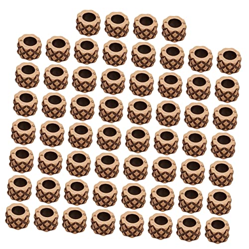 HOODANCOS 60Stücke Dreadlock Perlen Nachahmung Holzperlen für Haarzöpfe DIY Haarschmuck für Festivals Partys Hochzeiten und Besondere Anlässe HOODANCOS 60Stücke Dreadlock Perlen Nachahmung Holzperlen für Haarzöpfe DIY Haarschmuck für Festivals Partys Hochzeiten und Besondere Anlässe von HOODANCOS