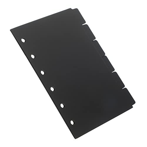 HOODANCOS 6Blätter Trennblätter Für Ringbuch Schwarze Trennseiten Für Notizbuch Indexseiten Organizer Lösung Für Notizen Und Dokumente HOODANCOS 6Blätter Trennblätter Für Ringbuch Schwarze Trennseiten Für Notizbuch Indexseiten Organizer Lösung Für Notizen Und Dokumente von HOODANCOS