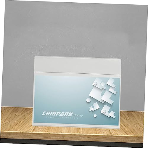 HOODANCOS 6Stücke Acryl Preisschildhalter für Supermarktregale Transparente Flyer Displays für und Informationsschilder Horizontal von HOODANCOS