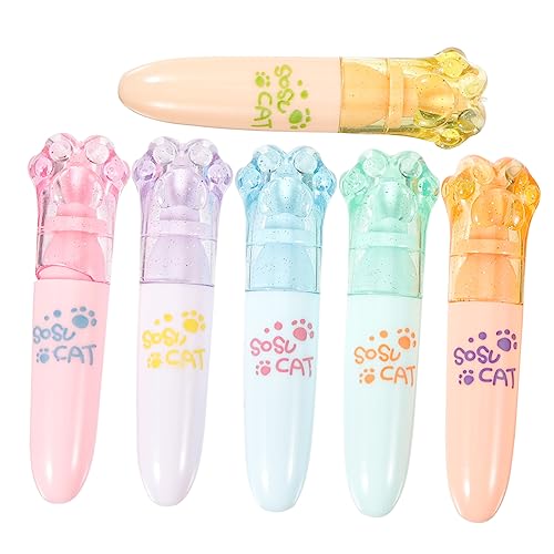 HOODANCOS 6Stücke Cartoon Highlighter für Schüler Bunte Marker für Schule und Studium Bequem Hand für Kreative Köpfe und Tägliche Schreibwaren HOODANCOS 6Stücke Cartoon Highlighter für Schüler Bunte Marker für Schule und Studium Bequem Hand für Kreative Köpfe und Tägliche Schreibwaren von HOODANCOS