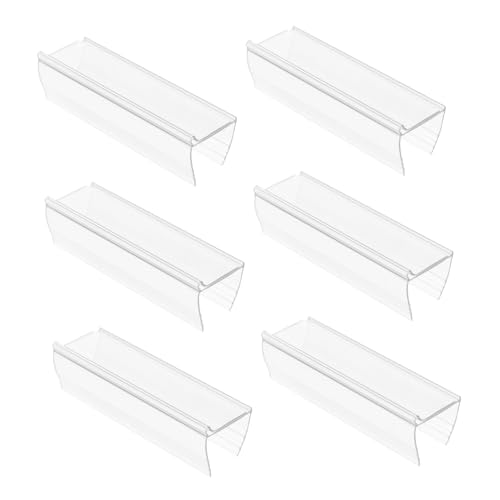 HOODANCOS 6Stücke Preisschild Clip Transparente Etikettenhalter für Supermärkte Geschäfte für Warenschildanzeigen Installieren und Vielseitig HOODANCOS 6Stücke Preisschild Clip Transparente Etikettenhalter für Supermärkte Geschäfte für Warenschildanzeigen Installieren und Vielseitig von HOODANCOS