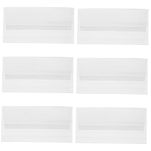 HOODANCOS 6Stücke Tischaufsteller aus Acryl für Tischnummern Wiederverwendbare Namensschilder für Konferenzen Veranstaltungen und Hochzeiten Stabil und Elegant HOODANCOS 6Stücke Tischaufsteller aus Acryl für Tischnummern Wiederverwendbare Namensschilder für Konferenzen Veranstaltungen und Hochzeiten Stabil und Elegant von HOODANCOS
