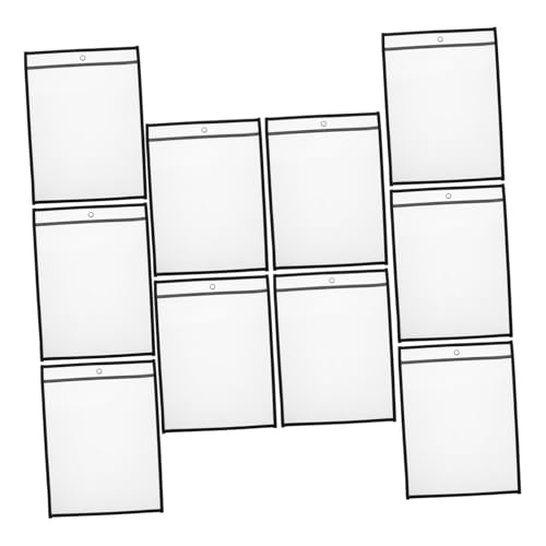 HOODANCOS 6Stücke Transparente Dokumentenhüllen für Studiendokumente Wiederverwendbare Pet Schutzhüllen für Schule Büro und Reisen Pack Transparent HOODANCOS 6Stücke Transparente Dokumentenhüllen für Studiendokumente Wiederverwendbare Pet Schutzhüllen für Schule Büro und Reisen Pack Transparent von HOODANCOS