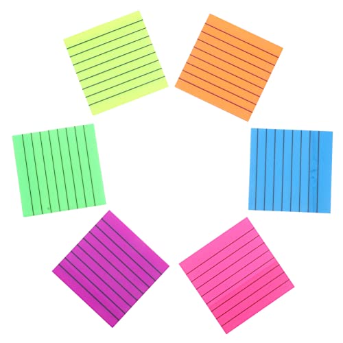 HOODANCOS 6Stücke Wasserdichte Memo Pads für Büro Schule und Zuhause für Notizen Erinnerungen und Kreative Projekte von HOODANCOS