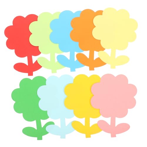 HOODANCOS 72 Stück Festival-Papierausschnitte Blumen Wand künstlich buntes Ausschnittpapier zarte Papierausschnitte DIY tapetenausschnitte entzückende Papierausschnitte von HOODANCOS