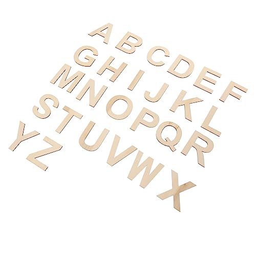 HOODANCOS 78 Stück DIY Holzbuchstaben Set Holzscheiben Leere Buchstaben zum Basteln für Partydekoration Kreative Holzhandwerksprojekte Buchstaben pro Packung HOODANCOS 78 Stück DIY Holzbuchstaben Set Holzscheiben Leere Buchstaben zum Basteln für Partydekoration Kreative Holzhandwerksprojekte Buchstaben pro Packung von HOODANCOS