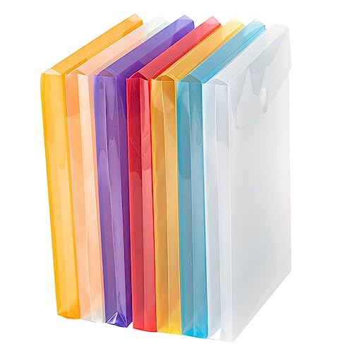 HOODANCOS 7Stücke Teiliges Dokumentenordner Transparente Aktenmappe Reusable Datei Taschenordner für Quittungen Rechnungen für Büro und Schule HOODANCOS 7Stücke Teiliges Dokumentenordner Transparente Aktenmappe Reusable Datei Taschenordner für Quittungen Rechnungen für Büro und Schule von HOODANCOS