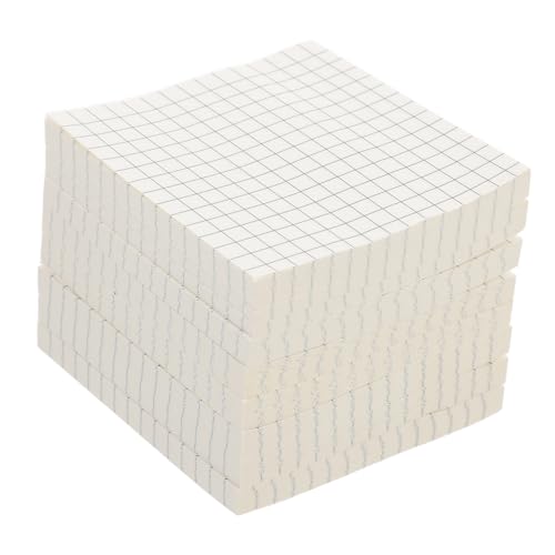 HOODANCOS 8 Notizbuch selbstklebende Notizzettel Beachten Sie Pads klare Notizblöcke Punkt Aufkleber beachten groß Memo-Aufkleber Aufkleber für tragbare Notizen Papier Weiß von HOODANCOS