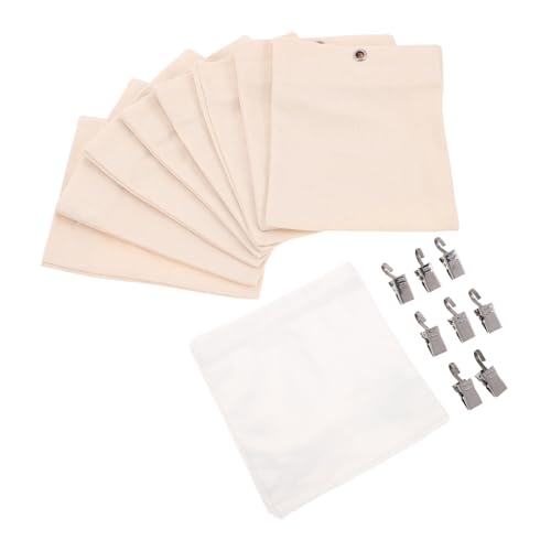 HOODANCOS 8 Sätze Teiliges Outdoor Vorhang Gewichte mit Clips Schwere Sandsäcke für Pavillon Garten und Terrasse Stabilisieren Ihre Vorhänge für Mehr Privatsphäre und Komfort von HOODANCOS