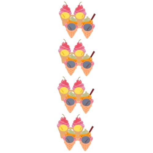 HOODANCOS 8 Stck. Hawaii Partybrille Eiscreme Design Tragbare Wiederverwendbare Brillen und Lustige Sommer Strand Sonnenbrille als Foto Requisite Party Favor für Erwachsene HOODANCOS 8 Stck. Hawaii Partybrille Eiscreme Design Tragbare Wiederverwendbare Brillen und Lustige Sommer Strand Sonnenbrille als Foto Requisite Party Favor für Erwachsene von HOODANCOS
