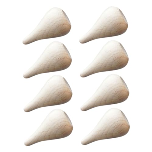 HOODANCOS 8 Stück Diy Beech Water Drop und Bastelset für Handwerksprojekte Leicht zu Bemalen Langlebiges Holzspielzeug Pädagogisches für Jungen HOODANCOS 8 Stück Diy Beech Water Drop und Bastelset für Handwerksprojekte Leicht zu Bemalen Langlebiges Holzspielzeug Pädagogisches für Jungen von HOODANCOS