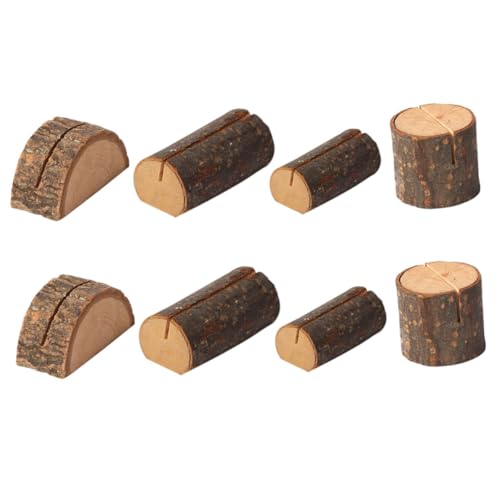 HOODANCOS 8 Stück Holz Fotohalter Rustikale Memo Clips für Kreative Tischdekoration für Fotos Notizen Visitenkarten und Postkarten für Zuhause Büro und Veranstaltungen HOODANCOS 8 Stück Holz Fotohalter Rustikale Memo Clips für Kreative Tischdekoration für Fotos Notizen Visitenkarten und Postkarten für Zuhause Büro und Veranstaltungen von HOODANCOS