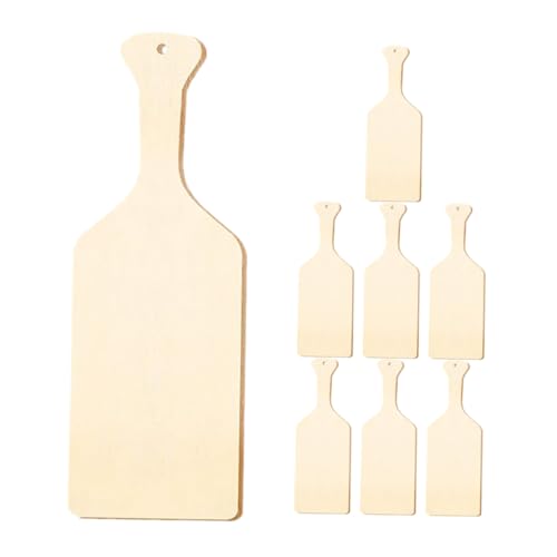 HOODANCOS 8 Stück Kleine Schneidebretter: Mini-bastelbedarf Holz – Unbehandelte Holzbretter Für Diy-kunst – Handbemalte Holzscheiben Für Zuhause Und Party von HOODANCOS