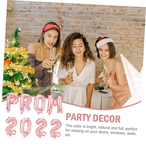 HOODANCOS 8 Stück Teiliges Ballon Abschlussfeier Dekorative Folienballons Roségold Langlebig für Abschlussdeko Partyfotografie und Festliche Raumgestaltung von HOODANCOS