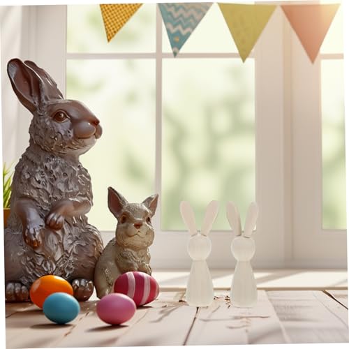 HOODANCOS 8 Stück Teiliges DIY Holz Kaninchen Figuren Naturbelassene Unbemalte Holzpuppen Langlebige Holzdekoration für Ostern und Kreative Bastelprojekte Vielseitig für Wohn und Eventdeko HOODANCOS 8 Stück Teiliges DIY Holz Kaninchen Figuren Naturbelassene Unbemalte Holzpuppen Langlebige Holzdekoration für Ostern und Kreative Bastelprojekte Vielseitig für Wohn und Eventdeko von HOODANCOS
