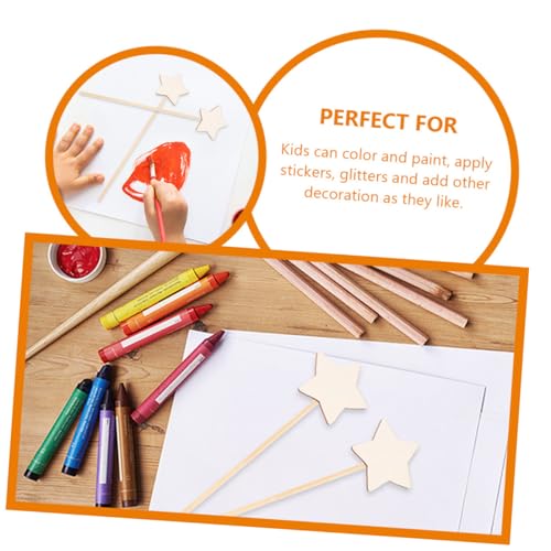 HOODANCOS 8 Stück Teiliges Stern zauberstäbe aus Holz DIY Fee Zauberstab zum Basteln Leicht Glatt Langlebig für Kindergeburtstag Bastelprojekte Partydeko und Kreativaktivitäten HOODANCOS 8 Stück Teiliges Stern zauberstäbe aus Holz DIY Fee Zauberstab zum Basteln Leicht Glatt Langlebig für Kindergeburtstag Bastelprojekte Partydeko und Kreativaktivitäten von HOODANCOS
