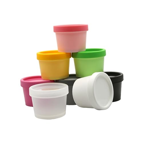 HOODANCOS 8 Stück Teiliges Superleichte Knete für Bunte DIY Modelliermasse zum Basteln Kreativität Fördern als Entspannungsspielzeug für Jung und Alt von HOODANCOS