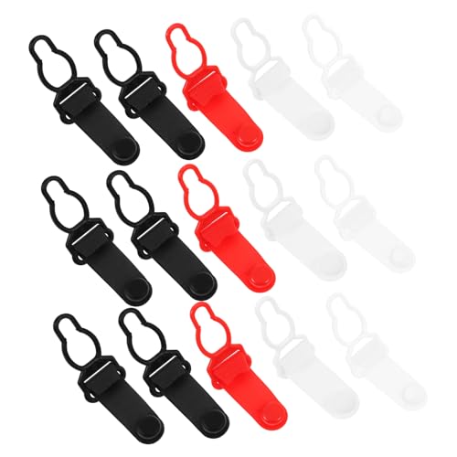 HOODANCOS 80 Stück Teiliges Verstellbare Strumpfband clips aus Kunststoff Vielseitige Sockenklemmen für Damen und Herren Praktische Strap adjustment clips Langlebig und Wiederverwendbar von HOODANCOS