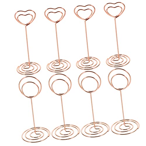 HOODANCOS 8Stücke Tischkartenhalter Hochwertige Karten und Fotoanzeigeclips mit Spiralbasis Roségold für Hochzeiten Geburtstagsfeiern und Praktische Tischdeko HOODANCOS 8Stücke Tischkartenhalter Hochwertige Karten und Fotoanzeigeclips mit Spiralbasis Roségold für Hochzeiten Geburtstagsfeiern und Praktische Tischdeko von HOODANCOS