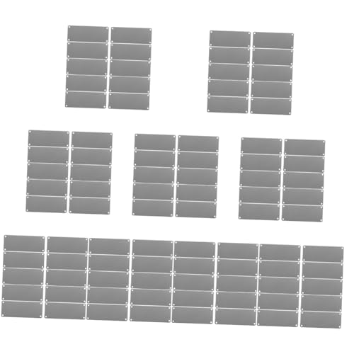 HOODANCOS 90 Stk Schild aus Edelstahl Planke Leerzeichen Acryl-Memoboard Acryl-Trockenlöschtafel weiße Tafel aus Acryl Whiteboard kleines Namensschild Türschild bedrucken Rostfreier Stahl HOODANCOS 90 Stk Schild aus Edelstahl Planke Leerzeichen Acryl-Memoboard Acryl-Trockenlöschtafel weiße Tafel aus Acryl Whiteboard kleines Namensschild Türschild bedrucken Rostfreier Stahl von HOODANCOS