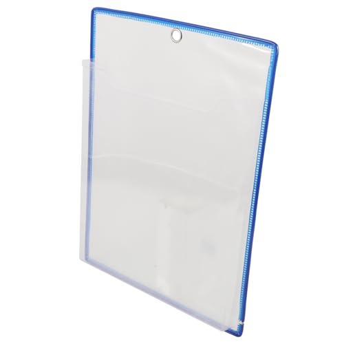 HOODANCOS A4 Transparente Aktentasche Wand Veranstalter Ordner Mal Motted -aktenhalter Inhaber Übersichtlicher Datei-organizer Aufbewahrungstasche Für Dokumente Plastik Blue HOODANCOS A4 Transparente Aktentasche Wand Veranstalter Ordner Mal Motted -aktenhalter Inhaber Übersichtlicher Datei-organizer Aufbewahrungstasche Für Dokumente Plastik Blue von HOODANCOS