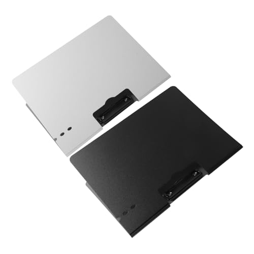 HOODANCOS 2stücke Dokumentenordner Mit Metallclip Leicht Staubdicht Stabiler Klammer Modern Und Stilvoll Für Büro Und Schule Für Vielfältige Anwendungen von HOODANCOS