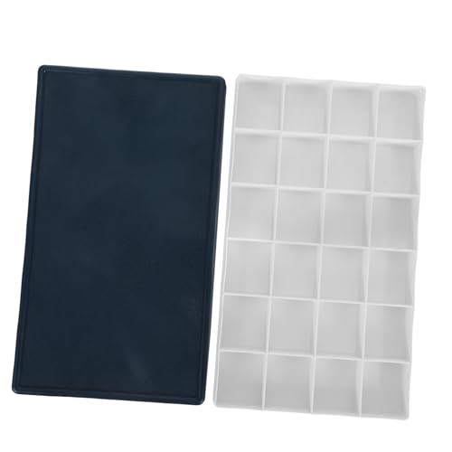 HOODANCOS Aquarellpalette mit Weichem Fächer Langlebigem Kunststoff und Silikon für Künstler Unterwegs für Aquarell Gouache und Acrylmalerei von HOODANCOS