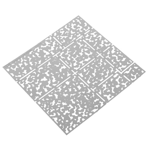 HOODANCOS Ausgehöhlte Tarn Malschablone Wiederverwendbare Sprühschablone für Möbel und DIY Projekte Geeignet für Luftspray und Acrylfarben von HOODANCOS