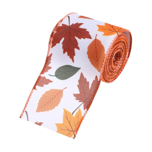 HOODANCOS Band Dekoration Herbst Blätter Pinnwand Ahorn Blätter Thanksgiving Wrap von HOODANCOS