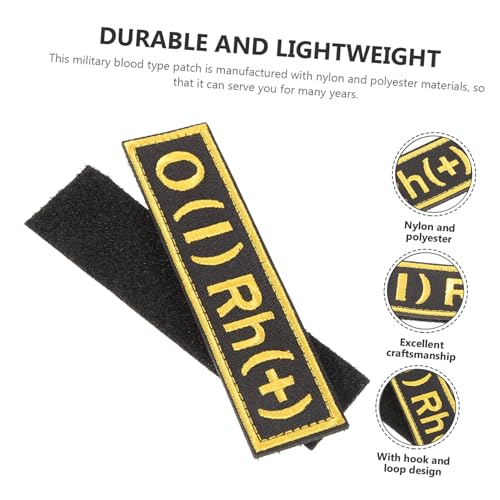 HOODANCOS Blutgruppen patch O positive Bestickter Armbindener Ersatz aus Strapazierfähigem Klettband für Taktische Uniformen Rucksäcke und Outdoor camouflage HOODANCOS Blutgruppen patch O positive Bestickter Armbindener Ersatz aus Strapazierfähigem Klettband für Taktische Uniformen Rucksäcke und Outdoor camouflage von HOODANCOS
