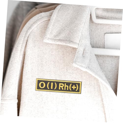 HOODANCOS Blutgruppen patch aus Langlebigem und Reflektierend zum Aufnähen Uniformen Rucksäcken und Outdoor bekleidung Geeignet für Outdoor sport und Individuelle Erkennung von HOODANCOS