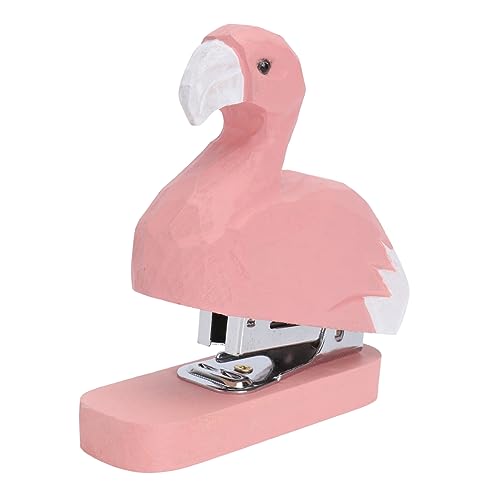 HOODANCOS Hefter Geschenk Für Kinder Flamingo-desktop-hefter Schreibtisch Hölzern Student Modellieren Schulsachen von HOODANCOS