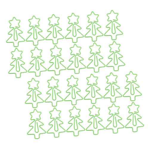 HOODANCOS Büroklammern Mit Weihnachtsbaummotiv Niedliche Büroklammern Beschichtete Büroklammern Kleine Büroklammern Süße Büroklammern Winzige Büroklammern Farbige Büroklammern von HOODANCOS