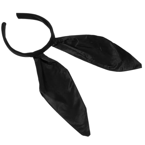 HOODANCOS Bunny Ears Haarreif aus Schwarzem Satin Komfortables Hasenohren Stirnband für Cosplay Party Festival und Kostüm Modisches Bunny Zubehör für Damen HOODANCOS Bunny Ears Haarreif aus Schwarzem Satin Komfortables Hasenohren Stirnband für Cosplay Party Festival und Kostüm Modisches Bunny Zubehör für Damen von HOODANCOS