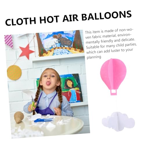 HOODANCOS Bunte Filz Heißluftballon Dekoration Teilig mit Wolken für Klassenzimmer Flur Kinderzimmer Geburtstagsfeier Kinderfest Hängend Kreative Bunte Luftballon Dekoration HOODANCOS Bunte Filz Heißluftballon Dekoration Teilig mit Wolken für Klassenzimmer Flur Kinderzimmer Geburtstagsfeier Kinderfest Hängend Kreative Bunte Luftballon Dekoration von HOODANCOS