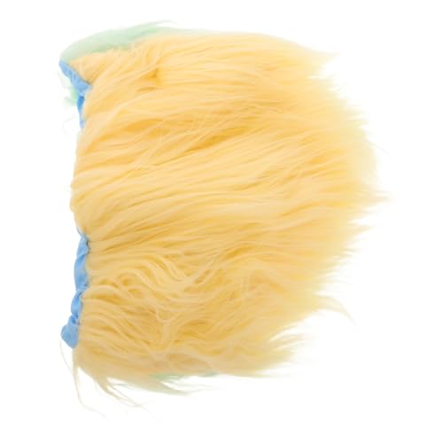 HOODANCOS Crazy Hairy Headband für Halloween und Sportevents Stirnband Vielseitig Einsetzbar für Karneval und Cosplay Geeignet für Altersgruppen Farbenfrohes Design Grün Gelb von HOODANCOS