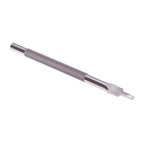 HOODANCOS DIY Leder Lochstanzer Set Robustes Werkzeug Hochfestem Stahl mit Zähnen für Müheloses Stanzen für Lederbearbeitung und Handwerk von HOODANCOS