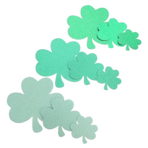 HOODANCOS DIY Papier Kleeblatt Dekoration Shamrock Wand Pinnwand-ausschnitte für Klassenzimmer Party Basteln Irish Festival Wohnraumgestaltung HOODANCOS DIY Papier Kleeblatt Dekoration Shamrock Wand Pinnwand-ausschnitte für Klassenzimmer Party Basteln Irish Festival Wohnraumgestaltung von HOODANCOS