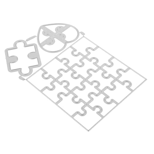 HOODANCOS DIY-Schablone aus Kohlenstoffstahl Scrapbooking-Stanzformen Sammelalbum Basteln Rahmen Stanzformen sterben zartes Schneiden Stanzformen für zu Hause filigrane Stanzformen Silber von HOODANCOS