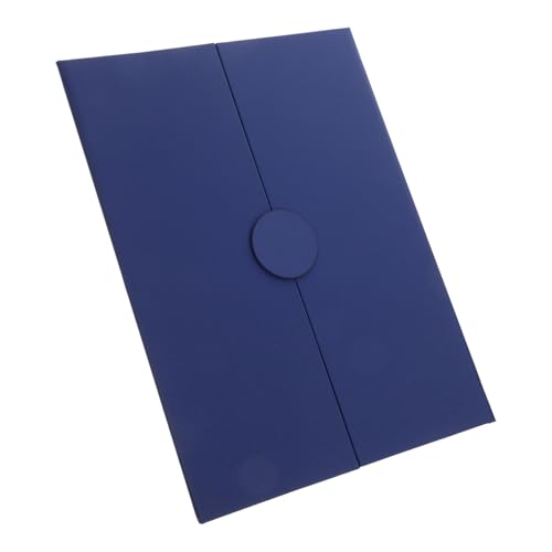 HOODANCOS Dreifach rundes Schnallenbescheinigungsabdeckung Zertifikatshalter aus Kunstleder Hochzeit zum Einpacken Gold umschläge briefumschlag Diplom-Cover Award-Cover Papier Blau HOODANCOS Dreifach rundes Schnallenbescheinigungsabdeckung Zertifikatshalter aus Kunstleder Hochzeit zum Einpacken Gold umschläge briefumschlag Diplom-Cover Award-Cover Papier Blau von HOODANCOS