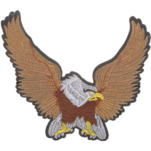 HOODANCOS Eagle Patches zum Aufnähen für Kleidung Gestickte Applikation für Jeans Jacken und Rucksäcke DIY Zubehör für Kreative Styles und Reparaturen HOODANCOS Eagle Patches zum Aufnähen für Kleidung Gestickte Applikation für Jeans Jacken und Rucksäcke DIY Zubehör für Kreative Styles und Reparaturen von HOODANCOS