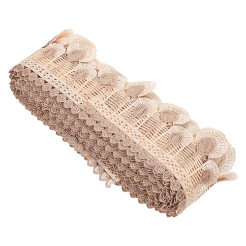 HOODANCOS Elegant Tüll Vorhangbesatz Polyester Yards Breit Vielseitig für DIY Projekte für Gardinen Tischdecken und Mehr von HOODANCOS